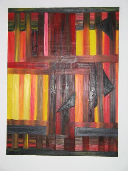 „Abstrakt“, Öl, Leinwand auf Keilrahmen, 100 cm x 70 cm, Unikat, Entstehungsjahr 2012