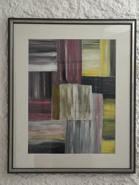 „Blocks“, Öl, Leinwand auf Keilrahmen, 65 cm x 50 cm, Unikat, Entstehungsjahr 2003