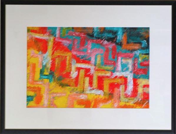 „Cactus“, Öl, Leinwand auf Keilrahmen, 65 cm x 50 cm, Unikat, Entstehungsjahr 2003