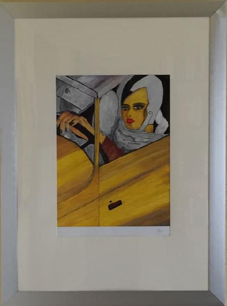 „Drive“, Öl, Leinwand auf Keilrahmen, 40 cm x 30 cm, Unikat, Entstehungsjahr 2018