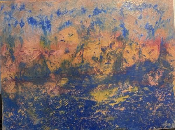 „Fear“, Öl, Leinwand auf Karton, 40 cm x 30 cm, Unikat, Entstehungsjahr 2006