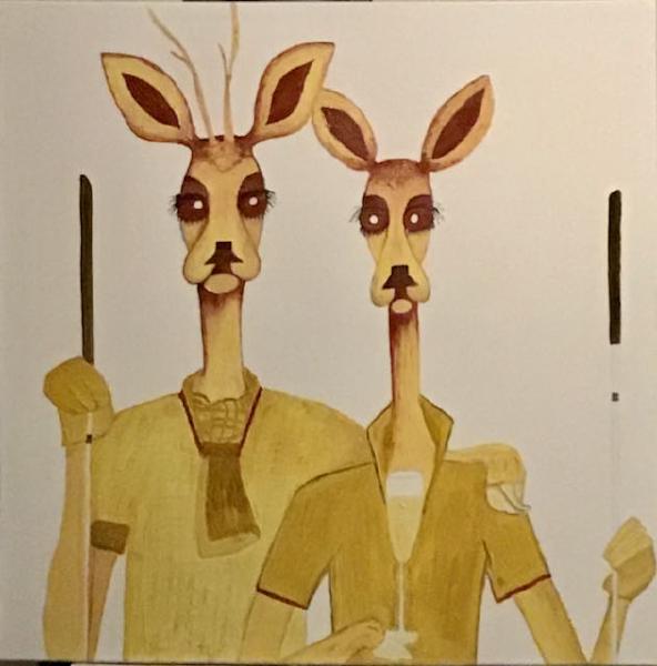 „Golf“, Öl, Leinwand auf Keilrahmen, 80 cm x 80 cm, Unikat, Entstehungsjahr 2019