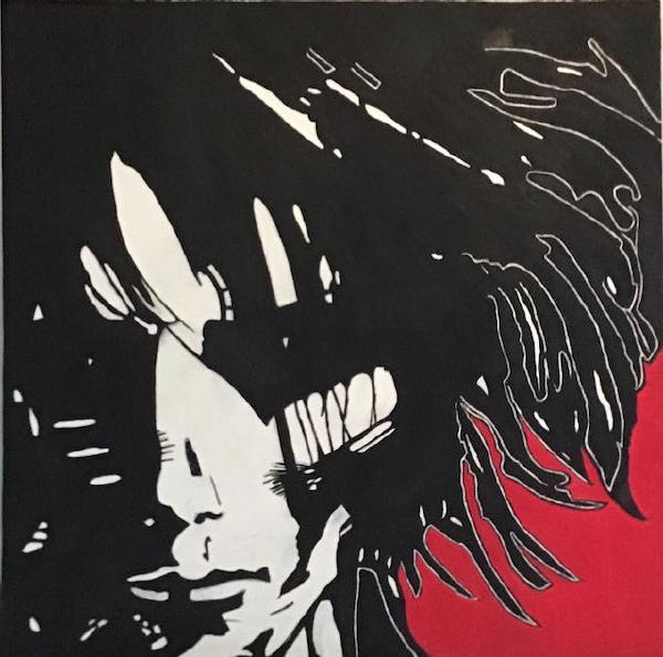 „Good vibes“, Öl, Leinwand auf Keilrahmen, 80 cm x 80 cm, Unikat, Entstehungsjahr 2020