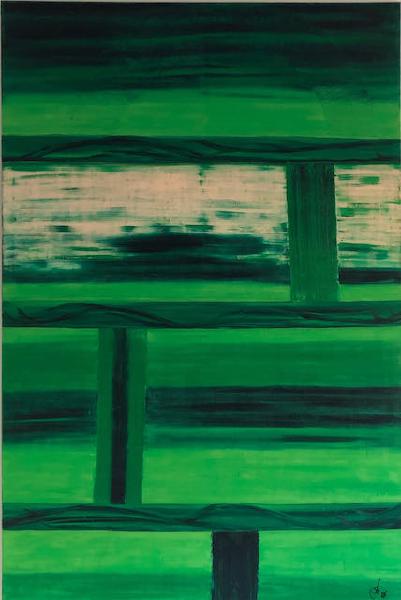 „Nature“, Öl, Leinwand auf Keilrahmen, 180 cm x 120 cm, Unikat, Entstehungsjahr 2006