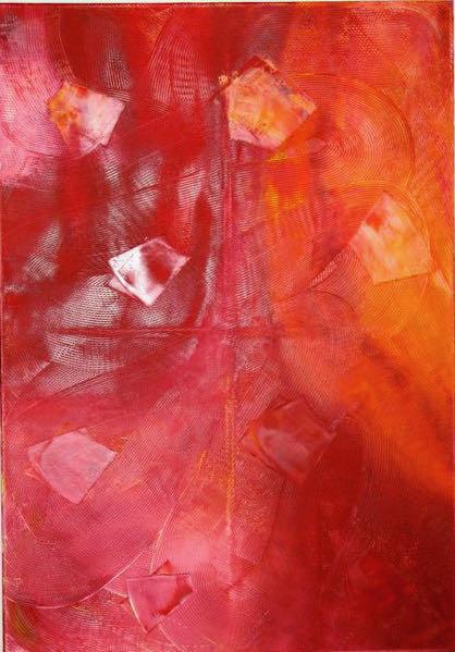 „SpaceX“, Öl, Leinwand auf Keilrahmen, 100 cm x 70 cm, Unikat, Entstehungsjahr 2006