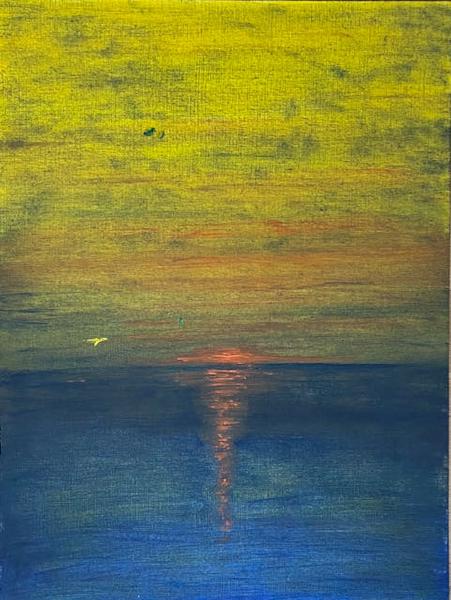 "Reflection", 2016, 40 x 30 auf Karton